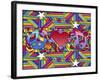 Peace Love Music D-Howie Green-Framed Giclee Print