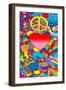 Peace Love Music-Howie Green-Framed Giclee Print