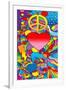 Peace Love Music-Howie Green-Framed Giclee Print