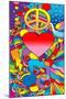 Peace Love Music-Howie Green-Mounted Giclee Print