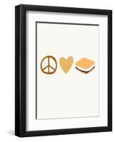 Peace Love Smores-Katie Griggs-Framed Art Print