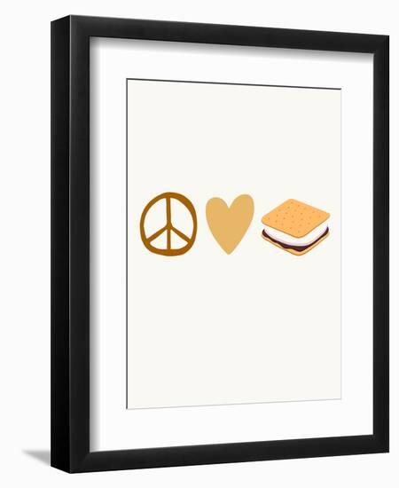 Peace Love Smores-Katie Griggs-Framed Art Print