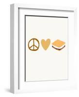 Peace Love Smores-Katie Griggs-Framed Art Print