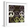 Peace Mantra (green)-Erin Clark-Framed Art Print