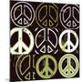 Peace Mantra (green)-Erin Clark-Mounted Art Print