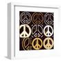 Peace Mantra (yellow)-Erin Clark-Framed Art Print