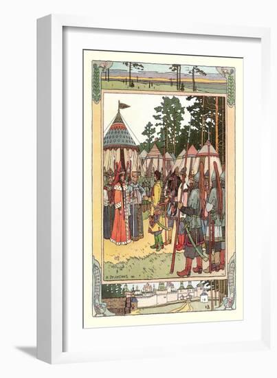 Peace Meeting-Ivan Bilibin-Framed Art Print