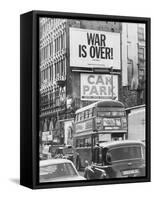 Peace Message from John Lennon and Yoko Ono-null-Framed Stretched Canvas