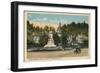 Peace Monument and U.S. Capitol, Washington, Dc, C1910-null-Framed Giclee Print