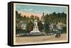 Peace Monument and U.S. Capitol, Washington, Dc, C1910-null-Framed Stretched Canvas