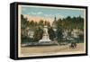 Peace Monument and U.S. Capitol, Washington, Dc, C1910-null-Framed Stretched Canvas