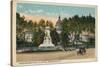 Peace Monument and U.S. Capitol, Washington, Dc, C1910-null-Stretched Canvas