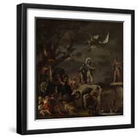 Peace Negotiations Between Claudius Civilis and Quintus Petillius Cerealis-Ferdinand Bol-Framed Art Print