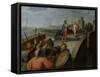 Peace Negotiations Between Julius Civilis and the Roman General Cerialis-Otto van Veen-Framed Stretched Canvas