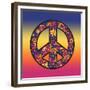 Peace Ombre-Kimberly Allen-Framed Premium Giclee Print