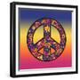 Peace Ombre-Kimberly Allen-Framed Premium Giclee Print