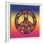 Peace Ombre-Kimberly Allen-Framed Premium Giclee Print