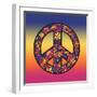 Peace Ombre-Kimberly Allen-Framed Art Print