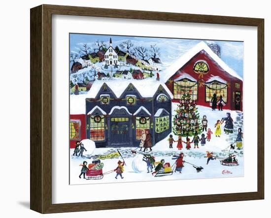 Peace on Earth Cheryl Bartley-Cheryl Bartley-Framed Giclee Print