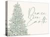 Peace On Earth Christmas Tree-Kimberly Allen-Stretched Canvas