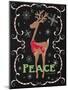 Peace on Earth Deer-Andi Metz-Mounted Art Print