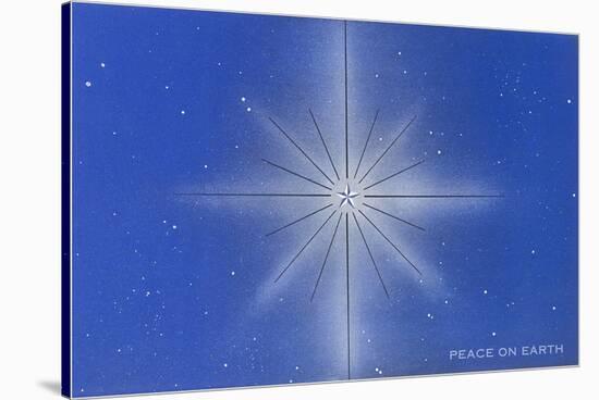 Peace on Earth, Star-null-Stretched Canvas