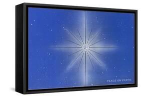 Peace on Earth, Star-null-Framed Stretched Canvas