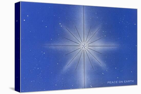 Peace on Earth, Star-null-Stretched Canvas