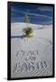 Peace on Earth Written in Sand-Darrell Gulin-Framed Premium Photographic Print