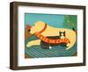 Peace On Earth-Stephen Huneck-Framed Giclee Print