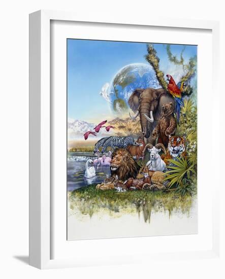 Peace on Earth-Tim Knepp-Framed Giclee Print