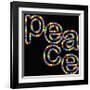 Peace-Out-Mali Nave-Framed Giclee Print