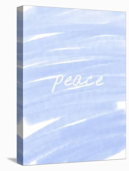 Peace Paint Blue-Melody Hogan-Stretched Canvas