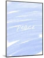 Peace Paint Blue-Melody Hogan-Mounted Art Print