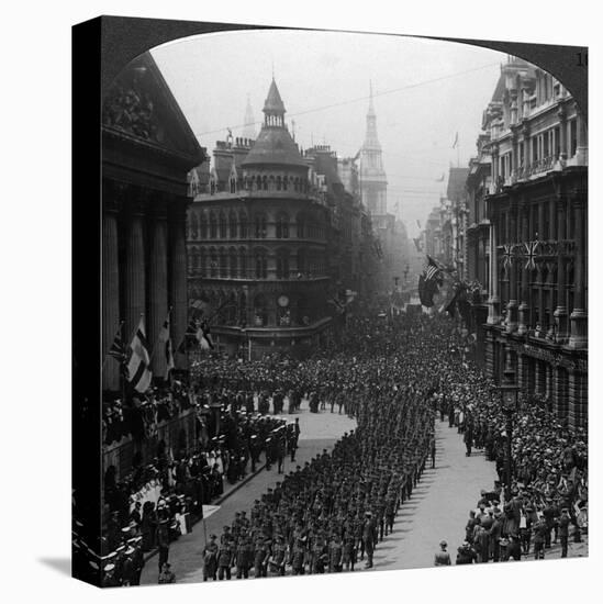 Peace Parade 1918-null-Stretched Canvas