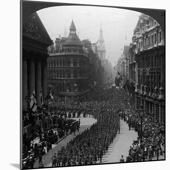 Peace Parade 1918-null-Mounted Art Print