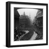 Peace Parade 1918-null-Framed Art Print