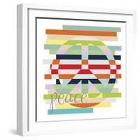 Peace Rainbow-Erin Clark-Framed Giclee Print