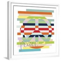 Peace Rainbow-Erin Clark-Framed Giclee Print