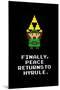 Peace Returns to Hyrule Video Game-null-Mounted Art Print