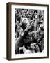 Peace Sign Flashing, Anti Election Protestors in Grant Park Against Democratic National Convention-Charles H^ Phillips-Framed Photographic Print