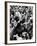 Peace Sign Flashing, Anti Election Protestors in Grant Park Against Democratic National Convention-Charles H^ Phillips-Framed Photographic Print