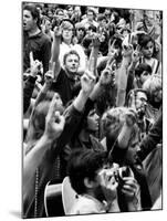 Peace Sign Flashing, Anti Election Protestors in Grant Park Against Democratic National Convention-Charles H^ Phillips-Mounted Photographic Print