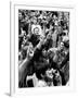 Peace Sign Flashing, Anti Election Protestors in Grant Park Against Democratic National Convention-Charles H^ Phillips-Framed Photographic Print