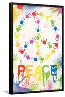 Peace Sign - Hands-Trends International-Framed Poster