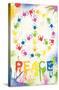 Peace Sign - Hands-Trends International-Stretched Canvas