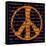Peace Sign III-Sylvia Murray-Framed Stretched Canvas