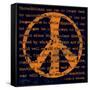 Peace Sign III-Sylvia Murray-Framed Stretched Canvas