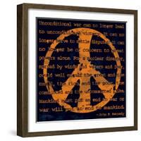 Peace Sign III-Sylvia Murray-Framed Art Print