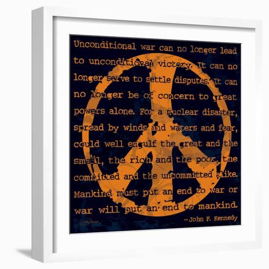 Peace Sign III-Sylvia Murray-Framed Art Print